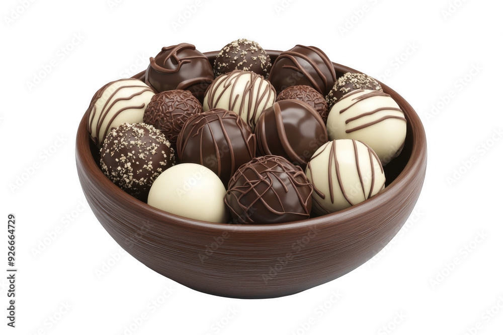 White and Dark Chocolate Truffles White and Dark Chocolate Truffles