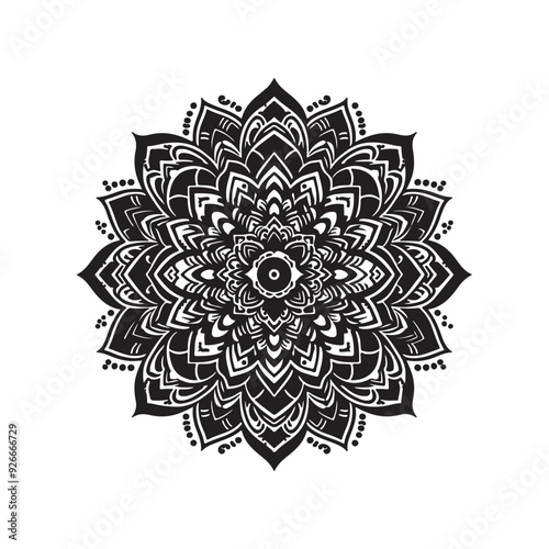 Ornamental luxury mandala pattern design