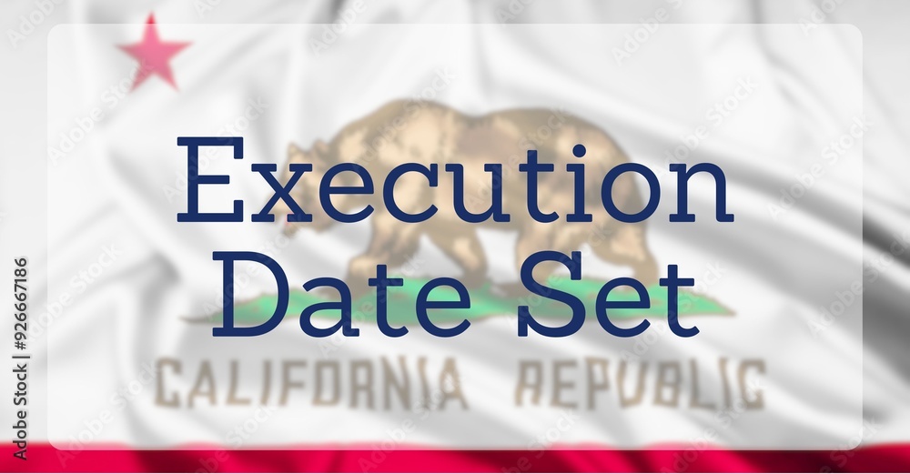 Capital Punishment Over State Flag Capital Punishment Over State Flag