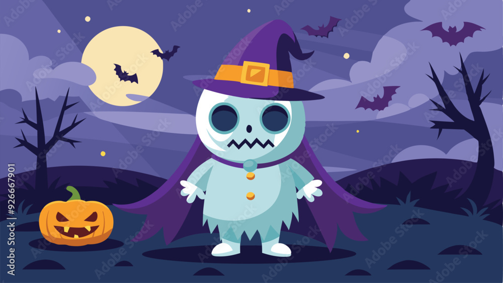 cartoon ghost illustration on a white background cartoon ghost illustration on a white background