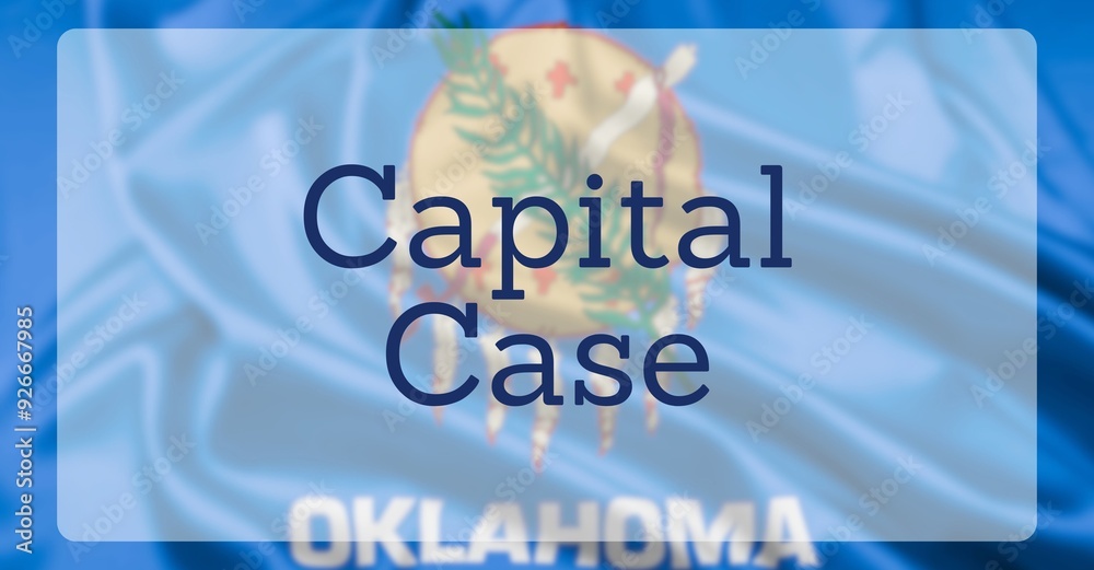 Capital Punishment Over US State Flag Capital Punishment Over US State Flag