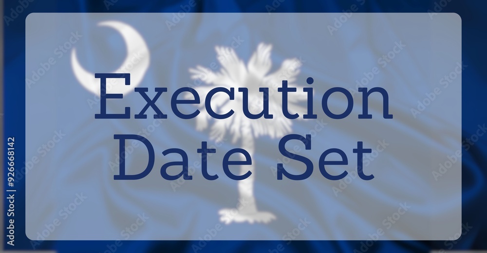 Capital Punishment Over US State Flag Capital Punishment Over US State Flag