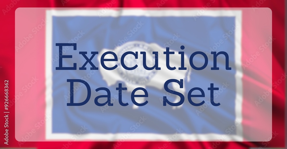 Fototapeta premium Capital Punishment Over US State Flag