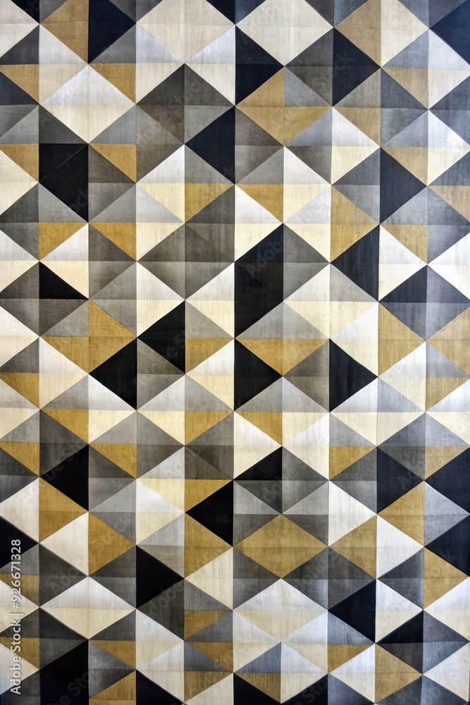 Geometric pattern with triangles in neutral tones. Geometric pattern with triangles in neutral tones.