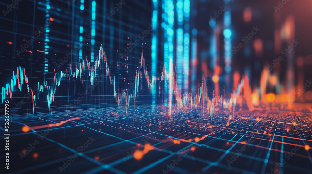 Abstract with pastel colorful charts and graphs with statistics to analyze business potential and forecast future development of companies growth. Abstract with pastel colorful charts and graphs with statistics to analyze business potential and forecast future development of companies growth.