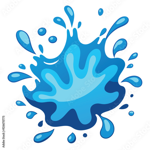 Water Splash Vector Design Illustration