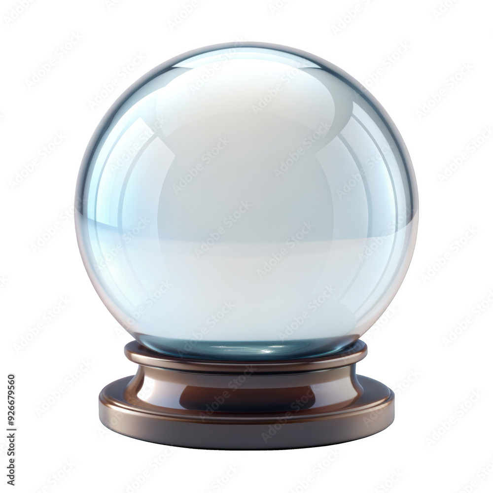 3D illustration of a crystal ball placed on a wooden stand. The design is elegant and perfect for mystical, fortune-telling, or magic-themed projects. Isolated on transparent background, png. 3D illustration of a crystal ball placed on a wooden stand. The design is elegant and perfect for mystical, fortune-telling, or magic-themed projects. Isolated on transparent background, png.