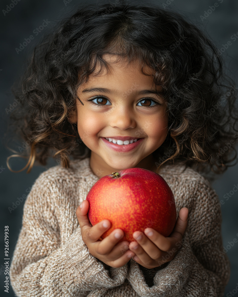 Professional studio photo portrait of a happy child Professional studio photo portrait of a happy child