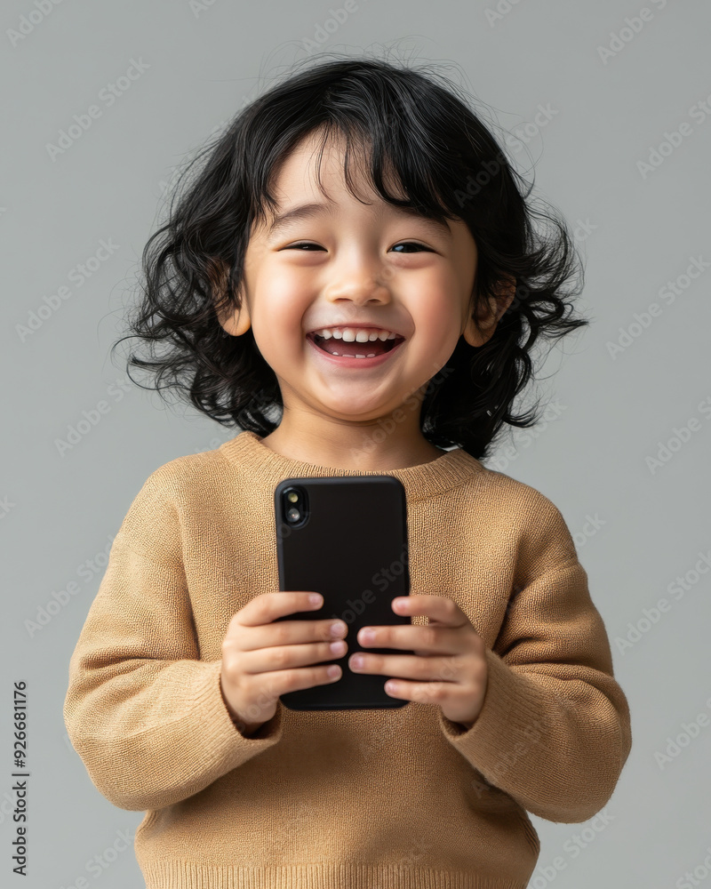 Professional studio photo portrait of a happy child Professional studio photo portrait of a happy child