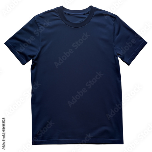 Blue T-shirt on white background png concept 