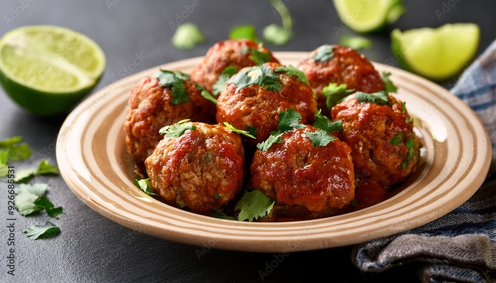 Spicy Meatballs with Cilantro and Lime Spicy Meatballs with Cilantro and Lime