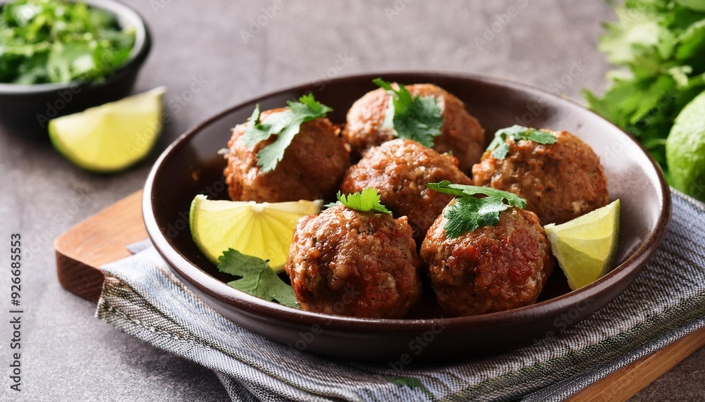 Spicy Meatballs with Cilantro and Lime Spicy Meatballs with Cilantro and Lime