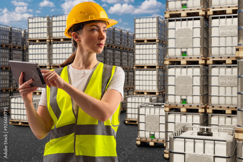 Woman logistics specialist....