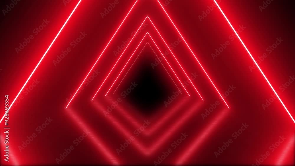 4K Neon glowing triangle tunnel with light lines on a transparent background. Flying through a neon futuristic endless triangle tunnel of pink and blue lines. 4K Neon glowing triangle tunnel with light lines on a transparent background. Flying through a neon futuristic endless triangle tunnel of pink and blue lines.