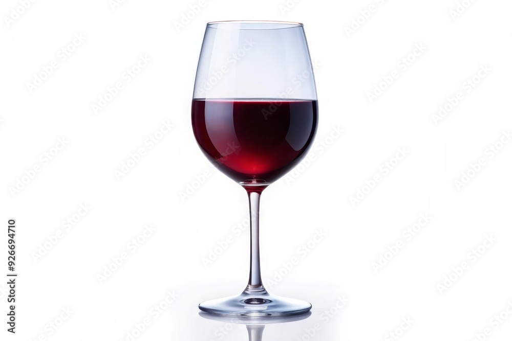 A single glass of red wine, filled to the brim, stands on a white surface. It symbolizes celebration, indulgence, relaxation, and the enjoyment of fine beverages. A single glass of red wine, filled to the brim, stands on a white surface. It symbolizes celebration, indulgence, relaxation, and the enjoyment of fine beverages.