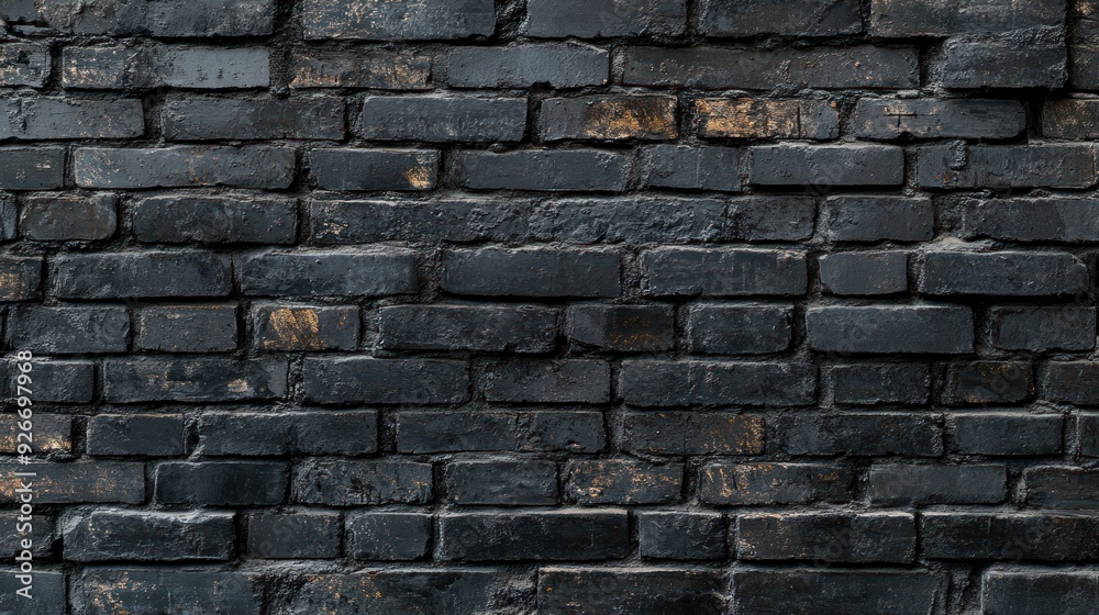 Black Brick Wall Texture