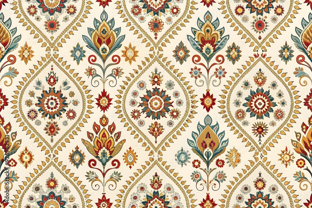 Ikat paisley design pattern on white background vector illustration.Ikat ethnic oriental embroidery traditional.Aztec style,abstract background.design for texture,fabric,clothing,decoration,sarong.
Ikat paisley design pattern on white background vector illustration.Ikat ethnic oriental embroidery traditional.Aztec style,abstract background.design for texture,fabric,clothing,decoration,sarong.