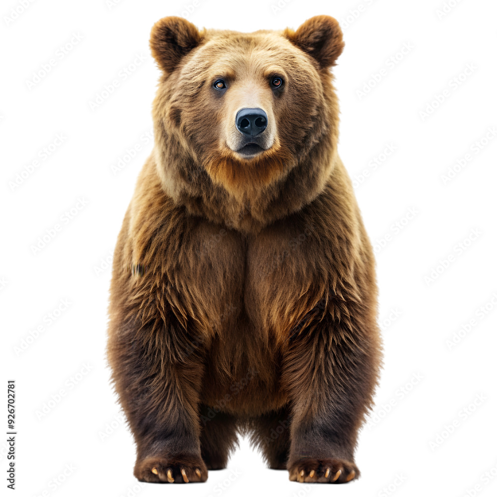 Fototapeta premium brown bear isolated