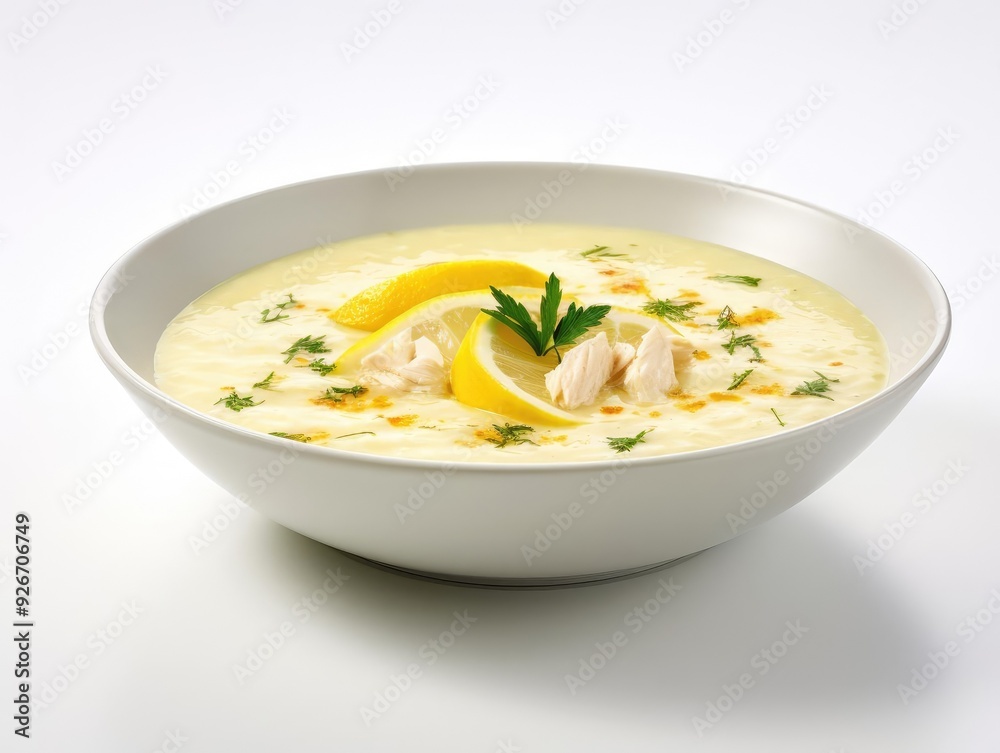 Delicious creamy soup garnished with lemon and parsley, perfect for a comforting meal any time of the year. Delicious creamy soup garnished with lemon and parsley, perfect for a comforting meal any time of the year.