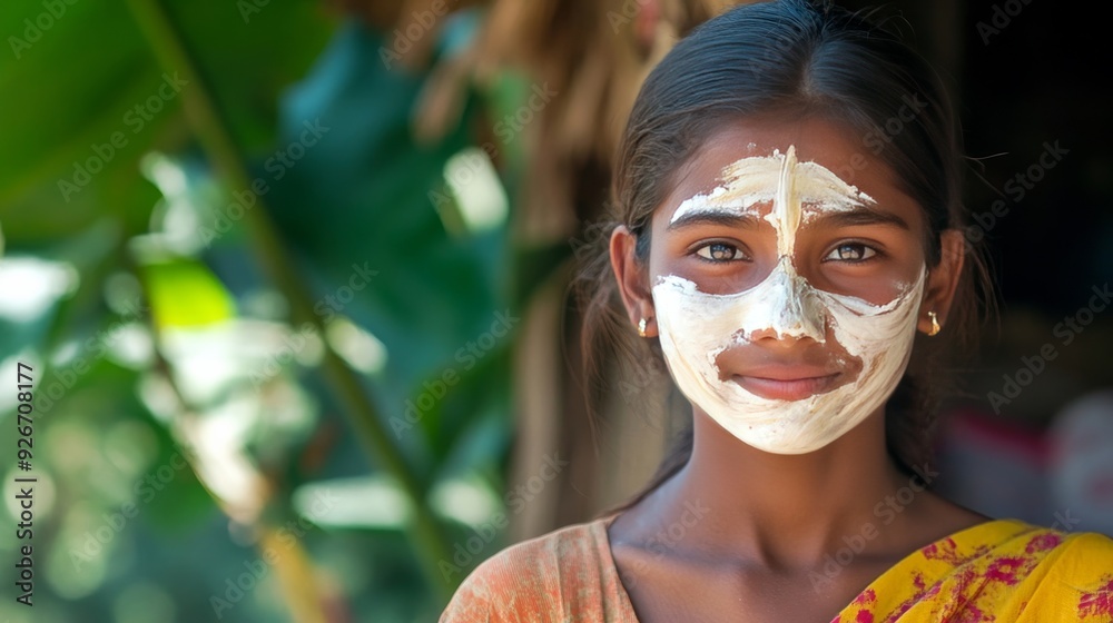 Creamed face in village Creamed face in village