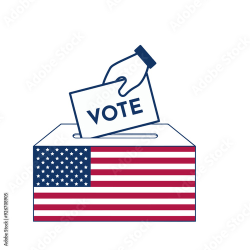 United States of America election box