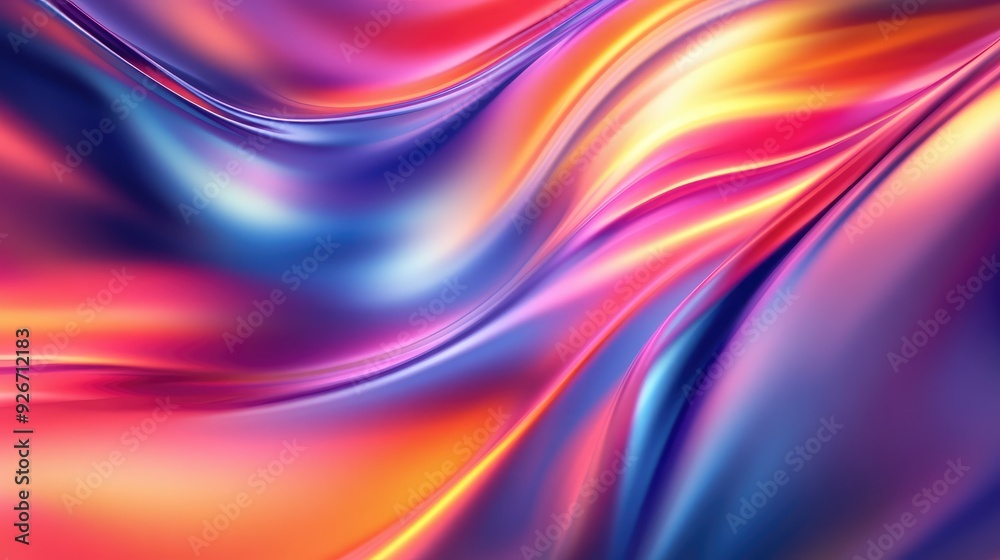Intersecting smooth lines in a fluid, colorful abstract pattern creating a dynamic background. Intersecting smooth lines in a fluid, colorful abstract pattern creating a dynamic background.