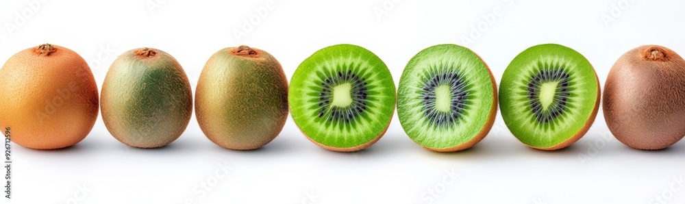 Fototapeta premium Kiwi Fruit Lineup