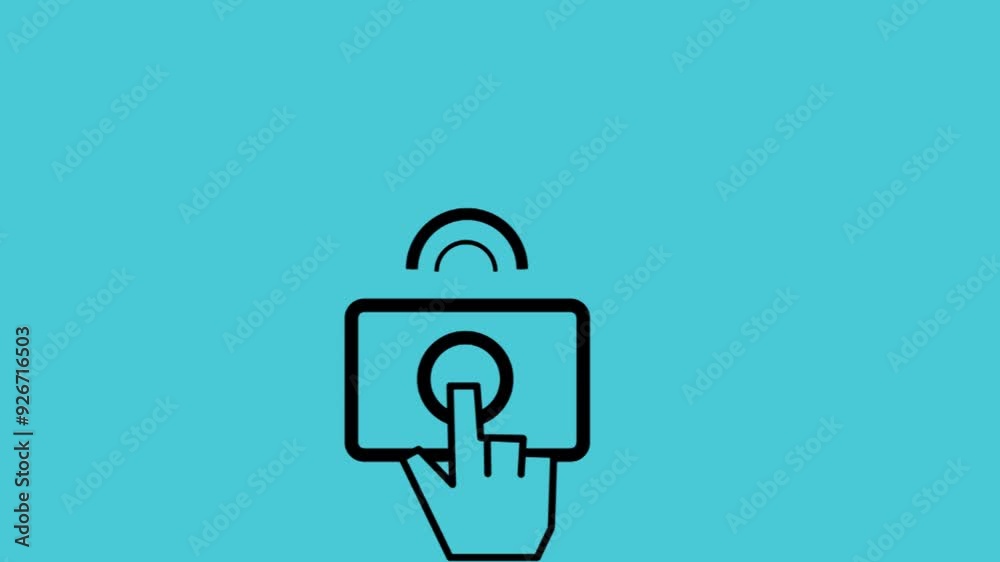 animated video of remote sensor being pressed, suitable for your videos animated video of remote sensor being pressed, suitable for your videos