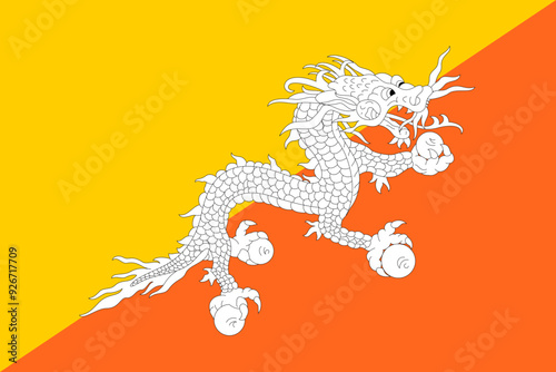 Flag of Bhutan