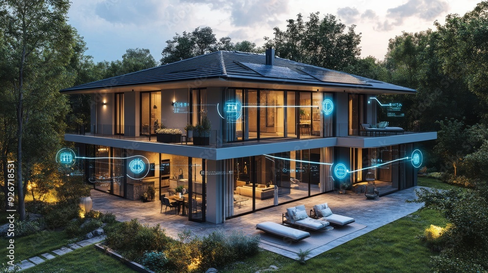 Smart Home with AI-Driven Energy Efficiency Solutions: Homes where energy usage is optimized by AI for efficiency and cost savings. Smart Home with AI-Driven Energy Efficiency Solutions: Homes where energy usage is optimized by AI for efficiency and cost savings.