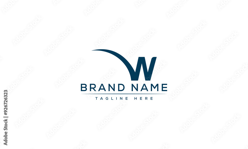Logo design letter W . Elegant modern. Vector template. Logo design letter W . Elegant modern. Vector template.