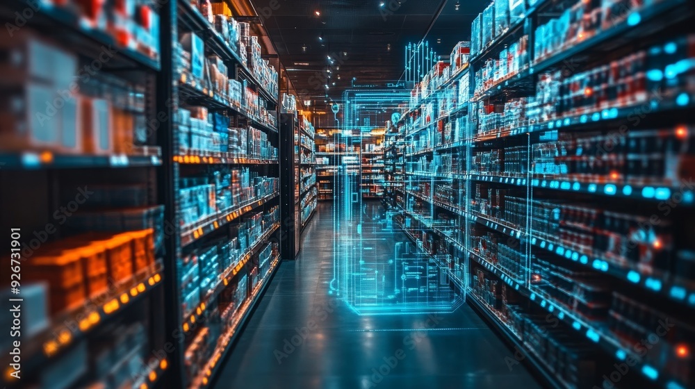 Smart Retail Analytics with AI: Retail stores using AI for advanced customer analytics and inventory management.