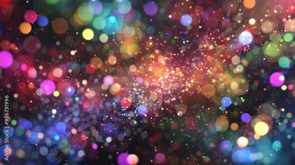Abstract Background with Colorful Lights Abstract Background with Colorful Lights