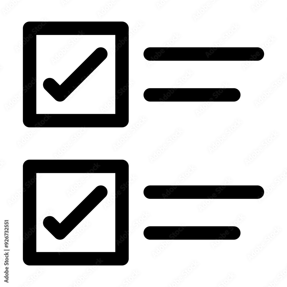 Data alignment icon in thin line style vector illustration graphic design Data alignment icon in thin line style vector illustration graphic design