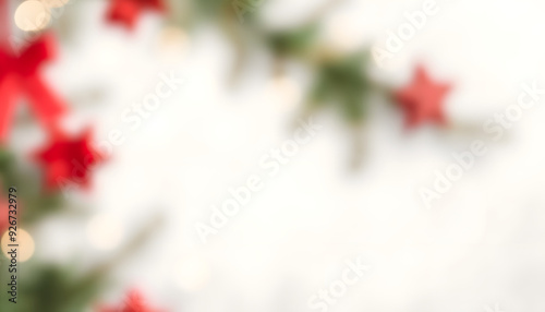 Abstract blurred bokeh on white background, festive season concept background isolated with white highlights, png photo