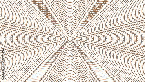 Round wave dashed texture abstract pattern background design template