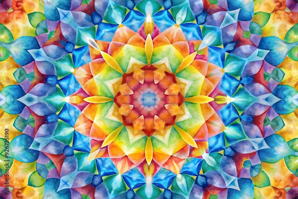Abstract kaleidoscope pattern, decorative texture. Creative mandala. Bright flower Abstract kaleidoscope pattern, decorative texture. Creative mandala. Bright flower