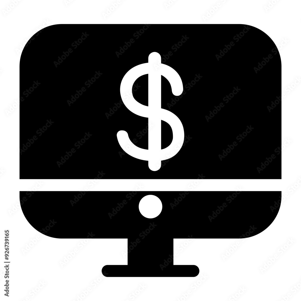 Online investment icon vector illustration graphic design Online investment icon vector illustration graphic design