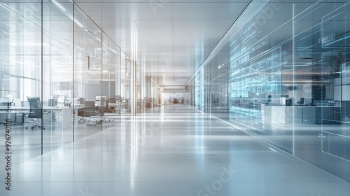 Futuristic Office Spaces with AI-Driven Resource Management: Offices where resources are managed and optimized by AI.