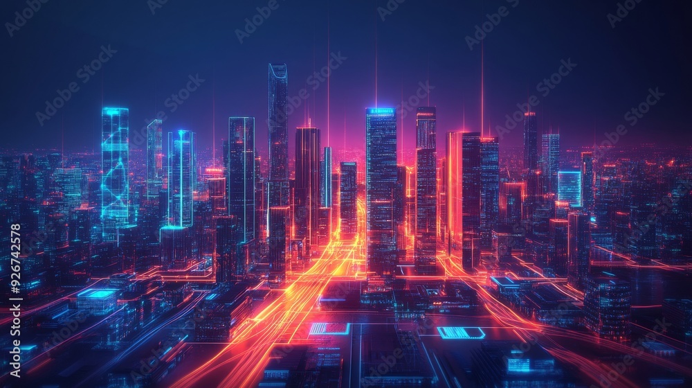 Smart Urban Spaces with AI-Driven Energy Solutions: Urban areas where energy solutions are optimized by AI. Smart Urban Spaces with AI-Driven Energy Solutions: Urban areas where energy solutions are optimized by AI.