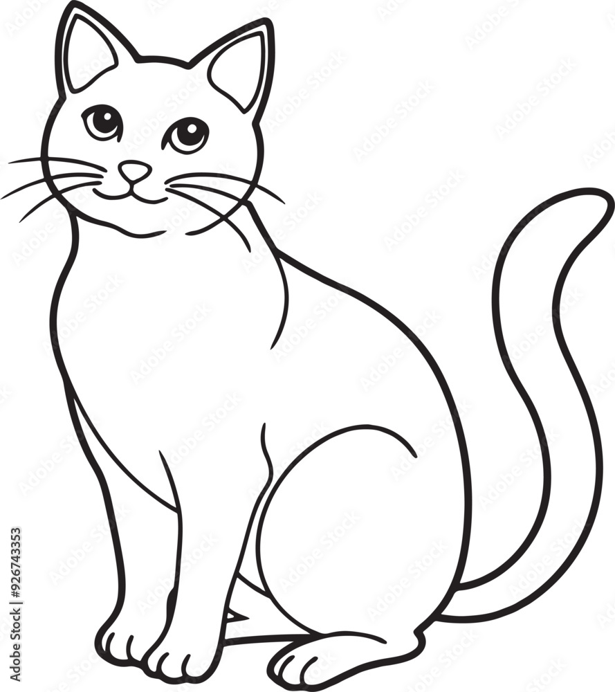 Cute Cat Vector illustration Cute Cat Vector illustration