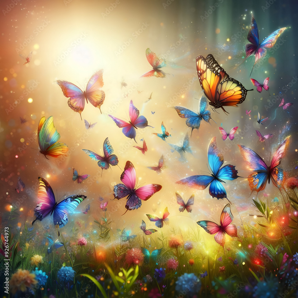 Butterflies generated ai. Butterflies generated ai.
