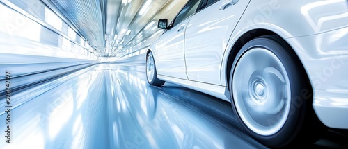 Wind tunnel data collection for vehicle performance, emphasizing accuracy in transport engineering