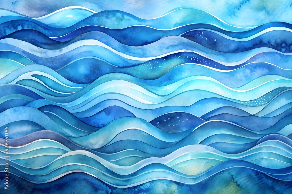 Aquatic Wave texture design with copy space 3d illustrated
Aquatic Wave texture design with copy space 3d illustrated
