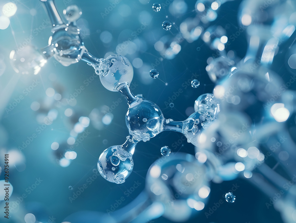 Abstract Structure Background of Molecule Or Atom, molecular structure, structural chemical formula with atoms Abstract Structure Background of Molecule Or Atom, molecular structure, structural chemical formula with atoms