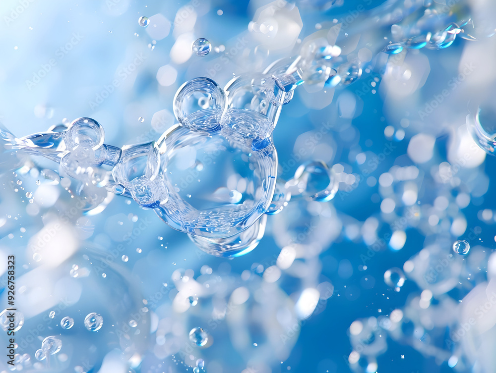 Abstract Structure Background of Molecule Or Atom, molecular structure, structural chemical formula with atoms Abstract Structure Background of Molecule Or Atom, molecular structure, structural chemical formula with atoms