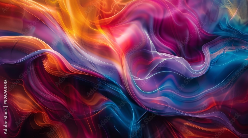 Vibrant fluid patterns in abstract design dynamic motion and creativity in realistic photo Vibrant fluid patterns in abstract design dynamic motion and creativity in realistic photo
