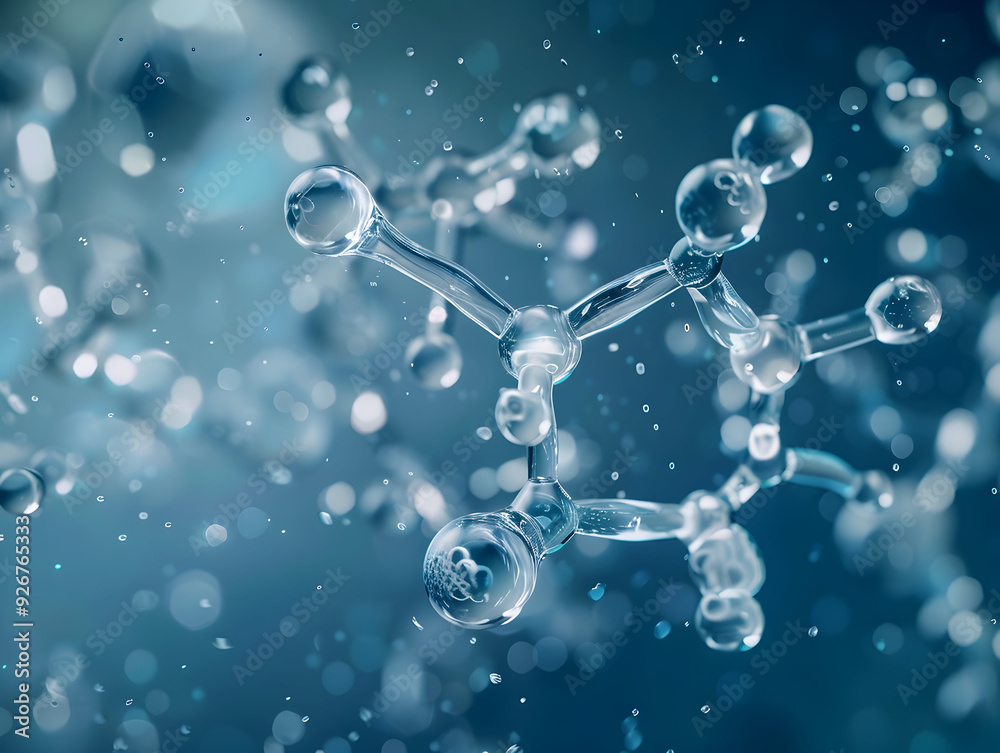 Abstract Structure Background of Molecule Or Atom, molecular structure, structural chemical formula with atoms Abstract Structure Background of Molecule Or Atom, molecular structure, structural chemical formula with atoms