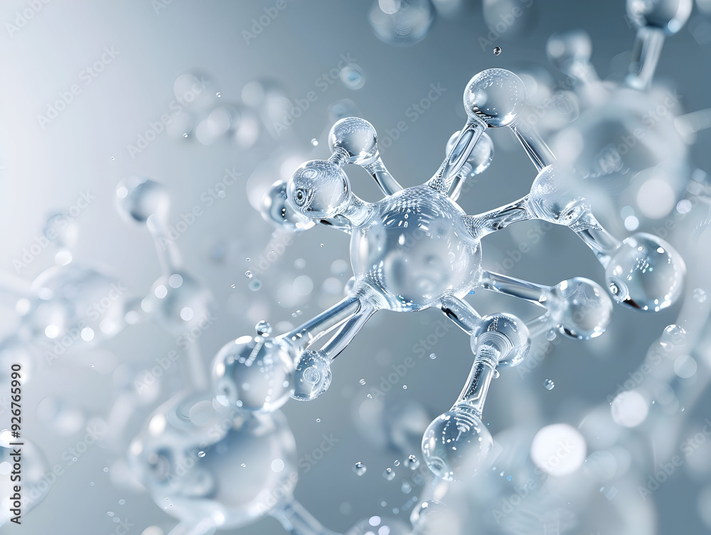 Abstract Structure Background of Molecule Or Atom, molecular structure, structural chemical formula with atoms Abstract Structure Background of Molecule Or Atom, molecular structure, structural chemical formula with atoms