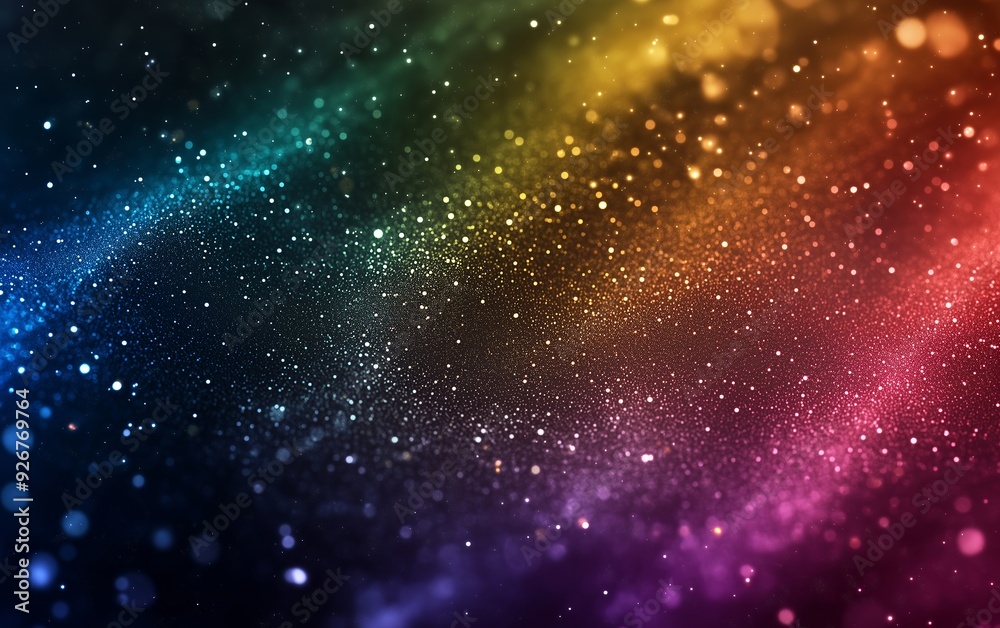 Obraz premium Abstract Rainbow Glitter Background